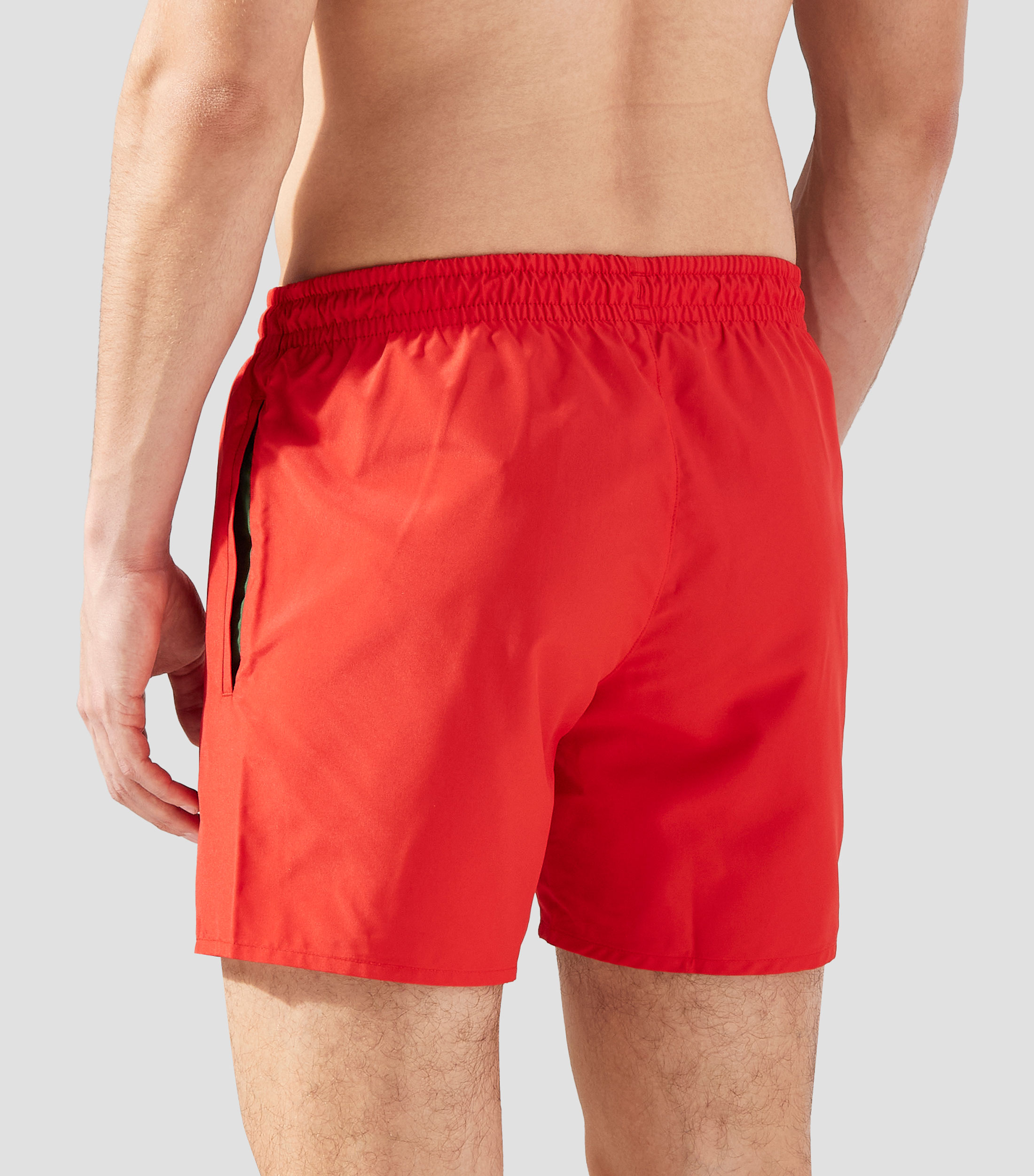 Traje de baño corto liso Hombre